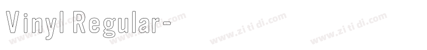 Vinyl Regular字体转换